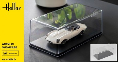 Heller 95201 Acrylic Showcase / Vitrine 145x265x105mm 