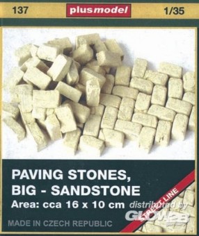 Plusmodel 137 Pflastersteine, groß - Sandsteine 