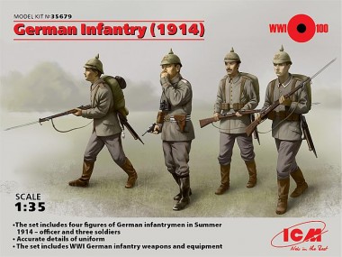 ICM 35679 Deutsche Infanterie - 4 Figuren 