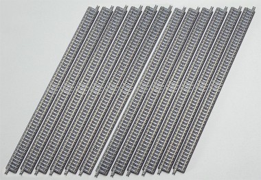 Tomytec 971093 12 Gleise, gerade, in Schotte 