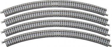 Tomytec 971192 4 Gleise, gebogen, in Schotte 