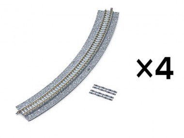 Tomytec 971773 4 Gleise, gebogen, mit breite 