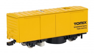 Tomytec 977903 Schienenreinigungswagen H0, gelb 