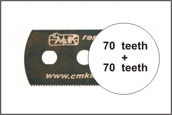 Special Hobby H1005 CMK: Sägeblatt, beidseitig feine Zähne 
