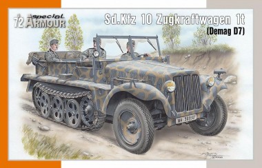 Special Hobby SA72021 Sd.Kfz 10 Zugkraftwagen 1t (Demag D7) 