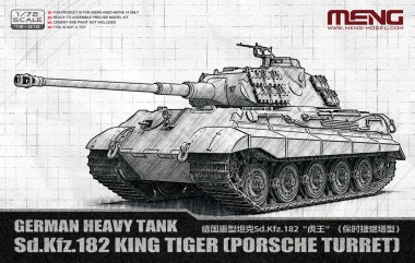 MENG 72-010 German Heavy Tank Sd.Kfz.182 King Tiger  