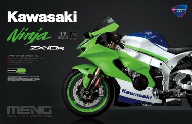 MENG MT-007s Kawasaki Ninja ZX-10R - vorlackiert! 