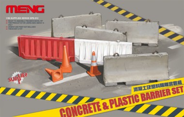 MENG SPS-012 Concrete & plastic barrier set 