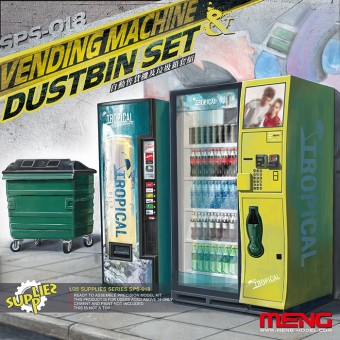 MENG SPS-018 Vending Machine & Dumster Set 