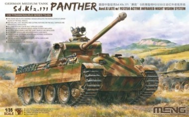 MENG TS-054 Panther Ausf.G Late w/ FG1250 Active Inf 