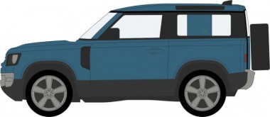 Oxford 76ND90002 Land Rover New Defender 90 blau 