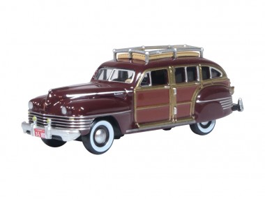 Oxford 87CB42001 Chrysler Town & Country Woddy braun 