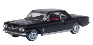Oxford 87CH63004 Chevrolet Corvair Coupé schwarz (1963) 