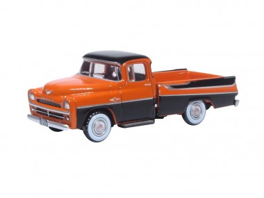 Oxford 87DP57004 Dodge D100 Swepside PickUp orange/grau 