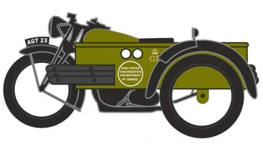 Oxford NBSA004 Motorcycle/Sidecar Post Office Telephone 
