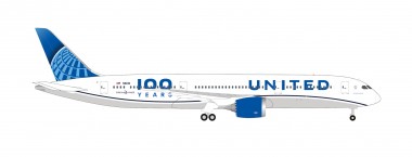 Herpa 539050 Boeing 787-9 Dreamliner United Airlines 