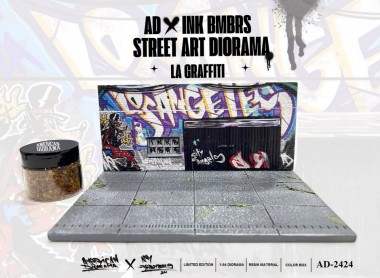MiniGT AD-2424 MiniGT Diorama: Street Art la Graffiti 