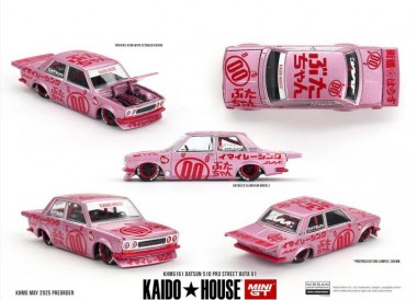 MiniGT KHMG161 KaidoHouse:Datsun 510 PRO STREET BUTA 