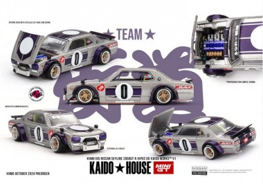 MiniGT KHMG165 KaidoHouse: Nissan Skyline GT-R (KPGC10) 
