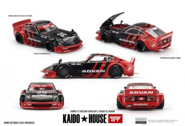 MiniGT KHMG172 KaidoHouse: Nissan Fairlady Z Kaido GT 