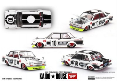 MiniGT KHMG176 KaidoHouse: Datsun 510 Street #10 