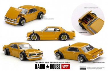 MiniGT KHMG228 KaidoHouse: Nissan SKYLINE GT-R (KPGC10) 