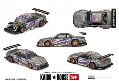 MiniGT KHMG235 KaidoHouse: Nissan Silvia S13-R KAIDO DR 