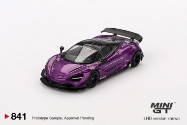 MiniGT MGT00841-L MiniGT: McLaren 720S WB Works lila-met. 