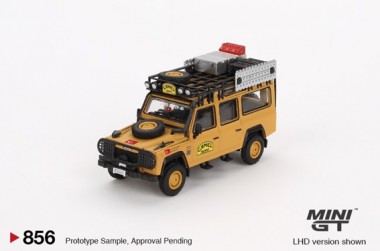 MiniGT MGT00856-BL MiniGT: Land Rover Defender 110 Camel 