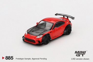 Mini GT MGT00885-L MiniGT: Toyota GR86 LB Nation rot 