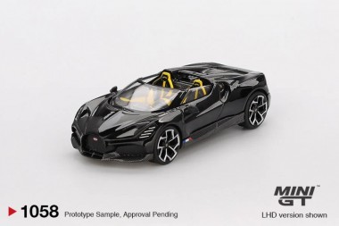 MiniGT MGT01058-L MiniGT: Bugatti W16 MISTRAL CONVERTIBLE 
