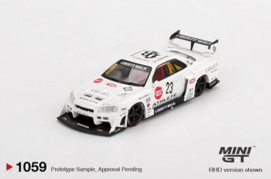 MiniGT MGT01059-R MiniGT: Nissan GTR (R34) SUPER SILHOUET 