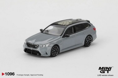 MiniGT MGT01096-L MiniGT: BMW M5 (G99) Touring grau 