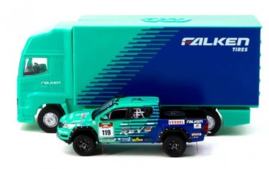 MiniGT T64-041-FAL Tarmac: Toyota Hilux, Falken, AXCR 