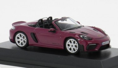 MiniGT T64MC-008-RS Tarmac: Porsche 718 Spyder RS weinrot 
