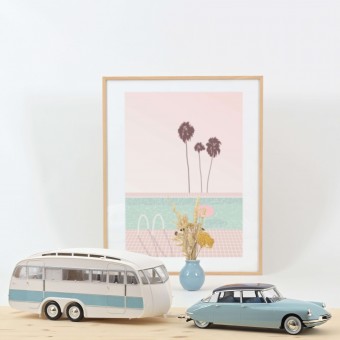 Norev 181760 Citroën DS19 mit Wohnwagen 1959 