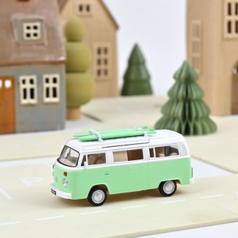 Norev 841103 JetCar: VW T2b Camper grün/weiß 