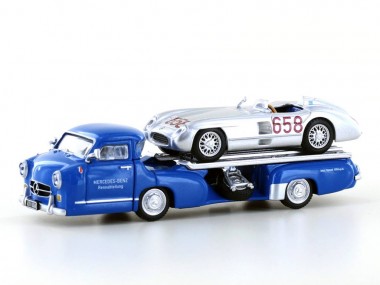 LEGRAND LE87312 MB Renntransporter + 300 SLR J.M. Fangio 