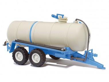 Busch Autos 42867 Flüssigmist-Tankanhänger HTS 100 blau 