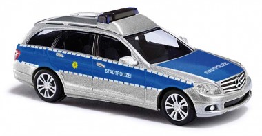 Busch Autos 43669 MB C-Klasse T-Modell (S203) Stadtpolizei 