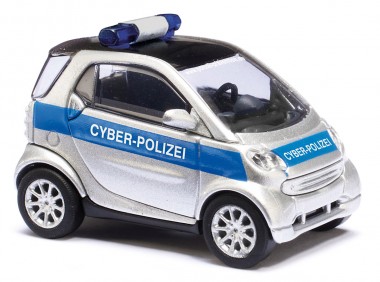 Busch Autos 46149 Smart Fortwo´07 Cyberpolizei 