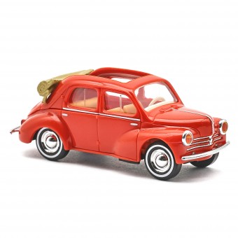 Busch Autos 46573 Renault 4CV Cabrio rot 