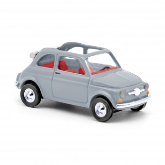 Busch Autos 48780 Fiat 500 Cabrio grau 