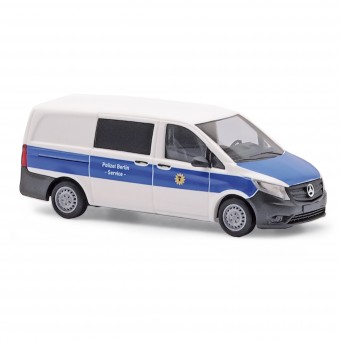 Busch Autos 51158 MB Vito Halbbus LR Polizei Berlin 