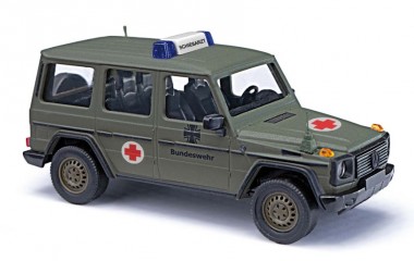 Busch Autos 51441 MB G-Klasse 90, Bundeswehr Rotes Kreuz 