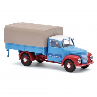 Busch Autos 52361 Framo V901/2 Pritsche/Plane LPG Roter 