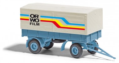 Busch Autos 53356 HL80 Anhänger ORWO mit Plane 
