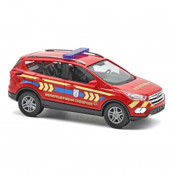 Busch Autos 53535 Ford Kuga Werkfeuerwehr Chempark 