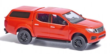 Busch Autos 53707 Nissan Navara mit Hardtop rot 