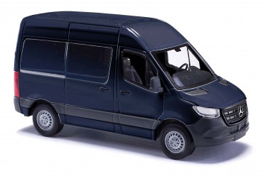 Busch Autos 54001 MB Sprinter Kasten HD KR dunkelblau 